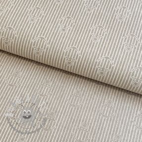 Tessuto decorativo Linenlook Iconic Anchor Stripe linen
