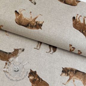 Tessuto decorativo Wild wolf