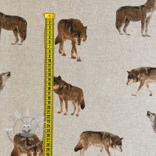 Tessuto decorativo Wild wolf