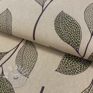 Tessuto decorativo Linenlook Favourite Leaves