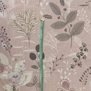 Tessuto decorativo Linenlook Soft calming leaves