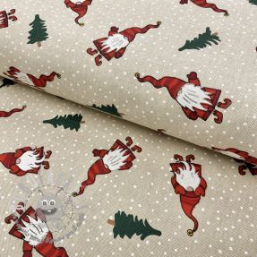 Tessuto decorativo Linenlook Tomte Christmas tree