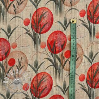 Jersey VISCOSE Enjoy The Silence red digital print
