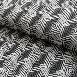 Jersey VISCOSE Structure grey digital print