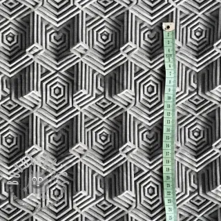Jersey VISCOSE Structure grey digital print