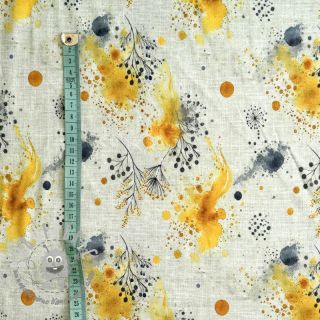 Jersey VISCOSE Soothing Fields yellow digital print