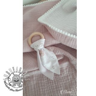 Mussola/Doppia garza old rose ORGANIC