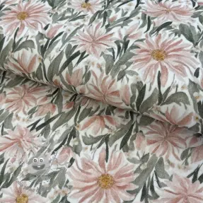 Mussola/Doppia garza Bunches of flowers digital print