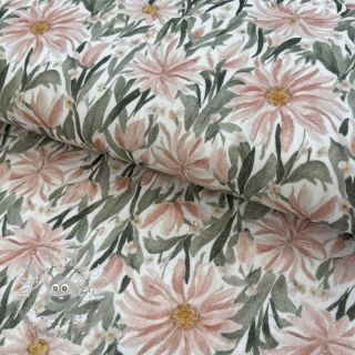 Mussola/Doppia garza Bunches of flowers digital print