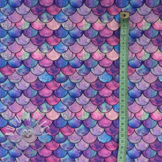 Jersey Mermaid scales digital print