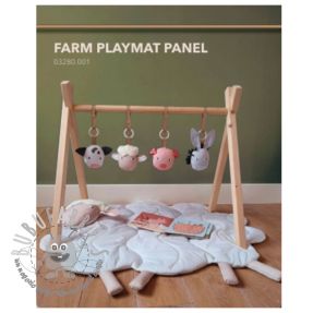 Tessuto di cotone Farm playmat PANEL digital print