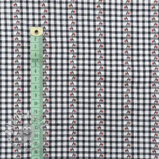 Tessuto di cotone JACQUARD Climbing navy