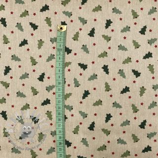 Tessuto decorativo Linenlook Xmas tree