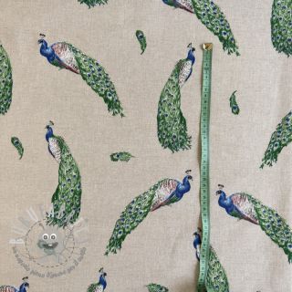 Tessuto decorativo Peacock tail