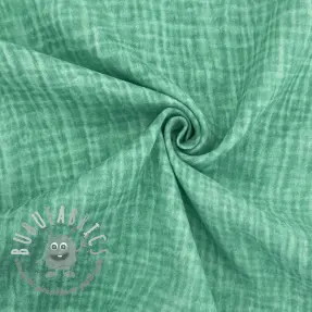 Mussola/Doppia garza Vintage green