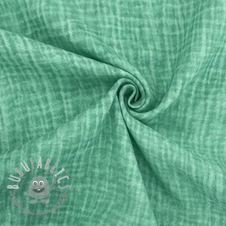 Mussola/Doppia garza Vintage green