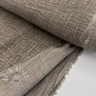 Mussola/Doppia garza Vintage taupe