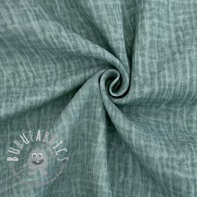 Mussola/Doppia garza Vintage old green