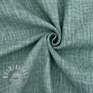 Mussola/Doppia garza Vintage old green