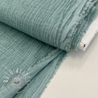 Mussola/Doppia garza Vintage old green