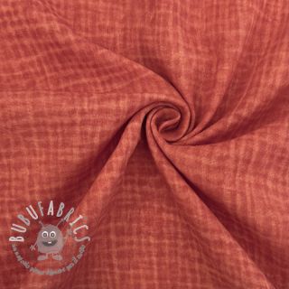 Mussola/Doppia garza Vintage red