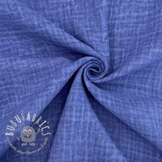 Mussola/Doppia garza Vintage cobalt