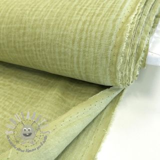Mussola/Doppia garza Vintage lime