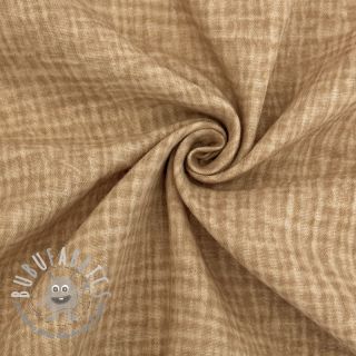Mussola/Doppia garza Vintage camel