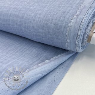 Mussola/Doppia garza Vintage old blue