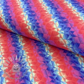 Jersey Kaleido rainbow dark digital print