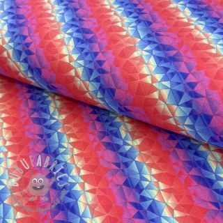 Jersey Kaleido rainbow dark digital print