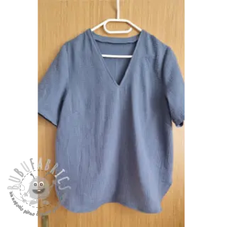 Mussola/Doppia garza jeans blue