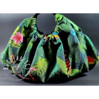 Tessuto decorativo premium Tropical jungle bird digital print