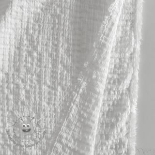 Tessuto di cotone STRETCH Baby white