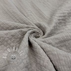Tessuto di cotone STRETCH Baby beige