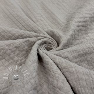 Tessuto di cotone STRETCH Baby beige