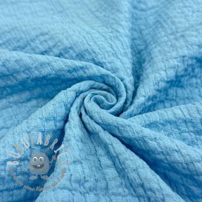 Tessuto di cotone STRETCH Baby blue