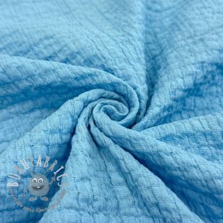 Tessuto di cotone STRETCH Baby blue