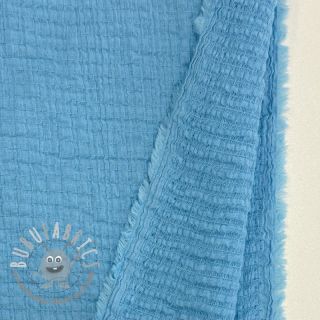 Tessuto di cotone STRETCH Baby blue
