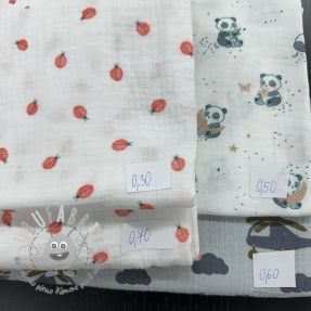 Last pieces package Mussola/Doppia garza 2166