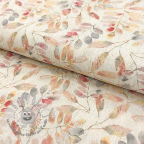 Viscosa con lino Natural Lin Lissy pink digital print