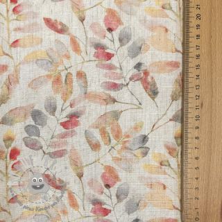 Viscosa con lino Natural Lin Lissy pink digital print
