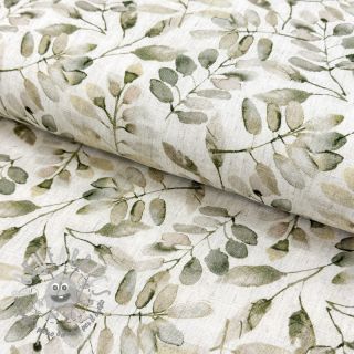 Viscosa con lino Natural Lin Lissy ecru digital print