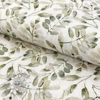 Viscosa con lino Natural Lin Lissy ecru digital print