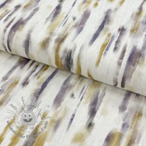 Viscosa con lino Natural Lin Lina green digital print
