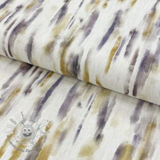 Viscosa con lino Natural Lin Lina green digital print
