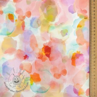Tessuto di cotone SATIN Niihau pink digital print