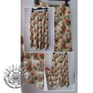 Viscosa con lino Delphine design B digital print