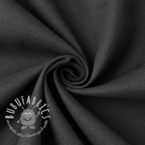 Tessuto di cotone con lino PREMIUM black
