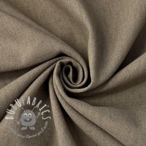 Tessuto di cotone con lino PREMIUM taupe